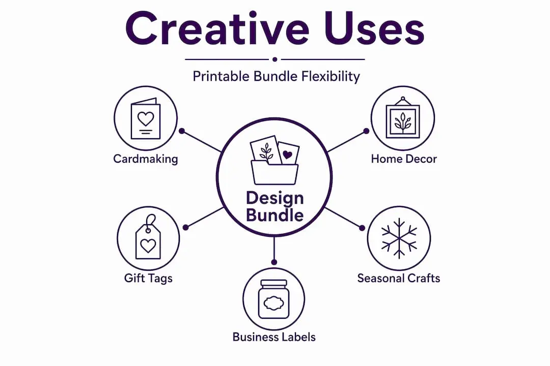 Hierarchy infographic on creative design bundle uses