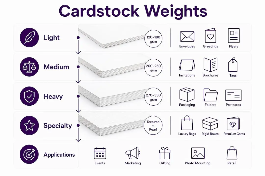 The role of cardstock in paper crafts: 2026 guide | Craftsuprint Blog
