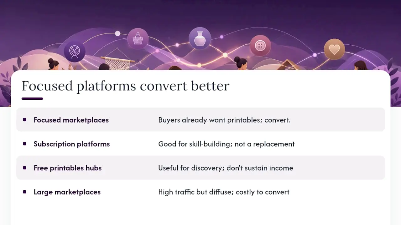The platform that actually fits UK crafters — overview diagram
