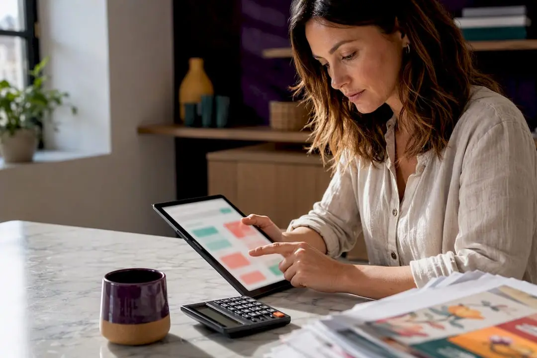 Designer checking craft marketplace payout fees