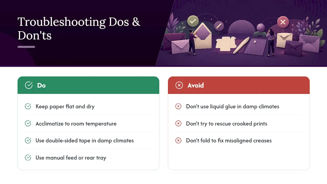 Troubleshooting tips from experienced crafters — overview diagram